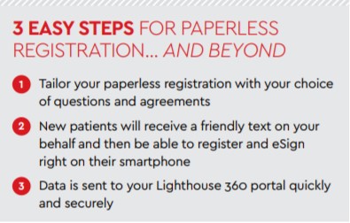 3 easy steps for paperless registration